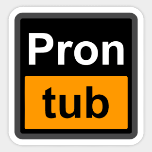 PRonTub logo Sticker